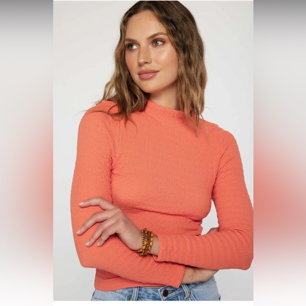 O’Neill ROBERTA MOCKNECK KNIT TOP size S